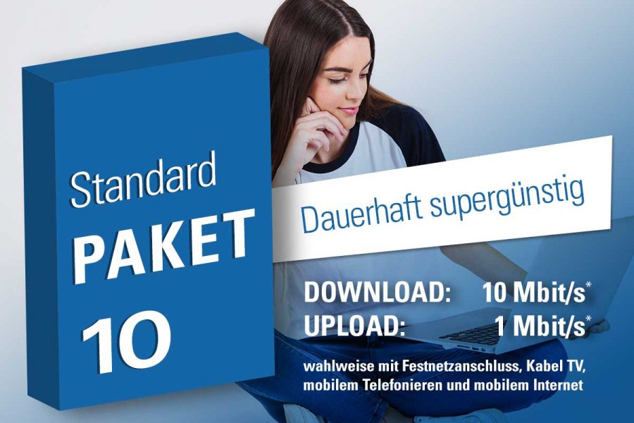 Standard Internetpaket für Österreich von Kraftcom